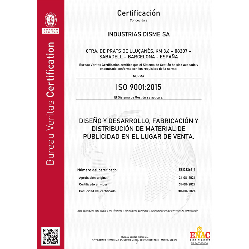 ISO / Certificaciones